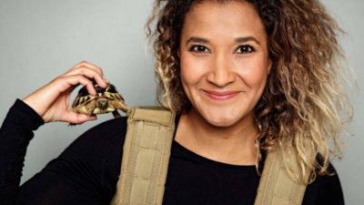 Isabel Ndiaye, som också setts i programmet "Hemmelige dyr", är en av programledarna för DR:s "Vikartimen". Foto: Agnete Schlichtkrull/DR.