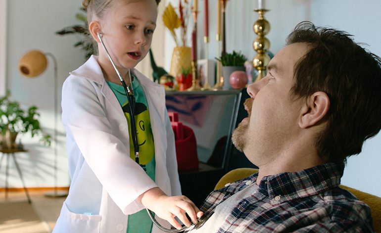 Stopp, en serie för barn med SVT som huvudproducent, fick stöd ur fonden för sin tredje säsong. Bilden är från säsong två. Foto: SVT.