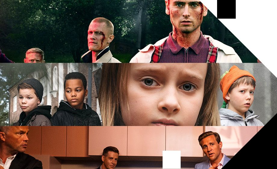 Kollasje fra barn, ung og drama